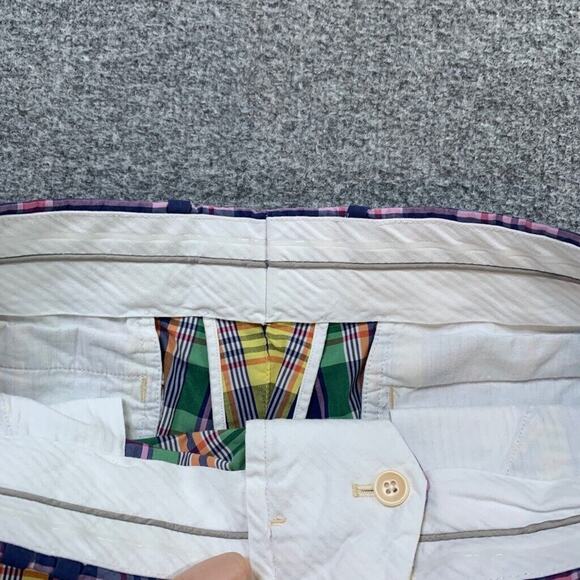 RLX Ralph Lauren Shorts Mens 32 Cotton Blend Colorful Plaid Chino Golf - Picture 4 of 12